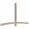 Ekena Millwork Bellingham Smooth Timber Gable Bracket, Douglas Fir, 96"W x 52"H x 3 1/2"D x 3 1/2"F, 13/12 Pitch GBW096X52X0404BEL00SDF - alternate 4
